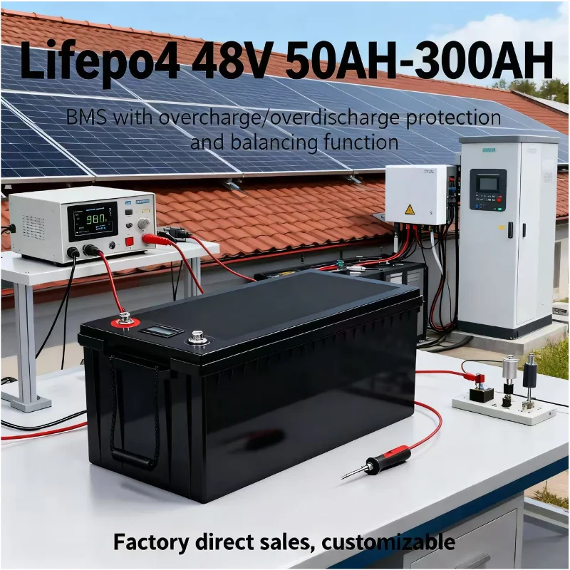 72V 60Ah Lifepo4 Battery Pack - Pacco batteria LiFePO4 48V 50/100/150/200/300Ah -