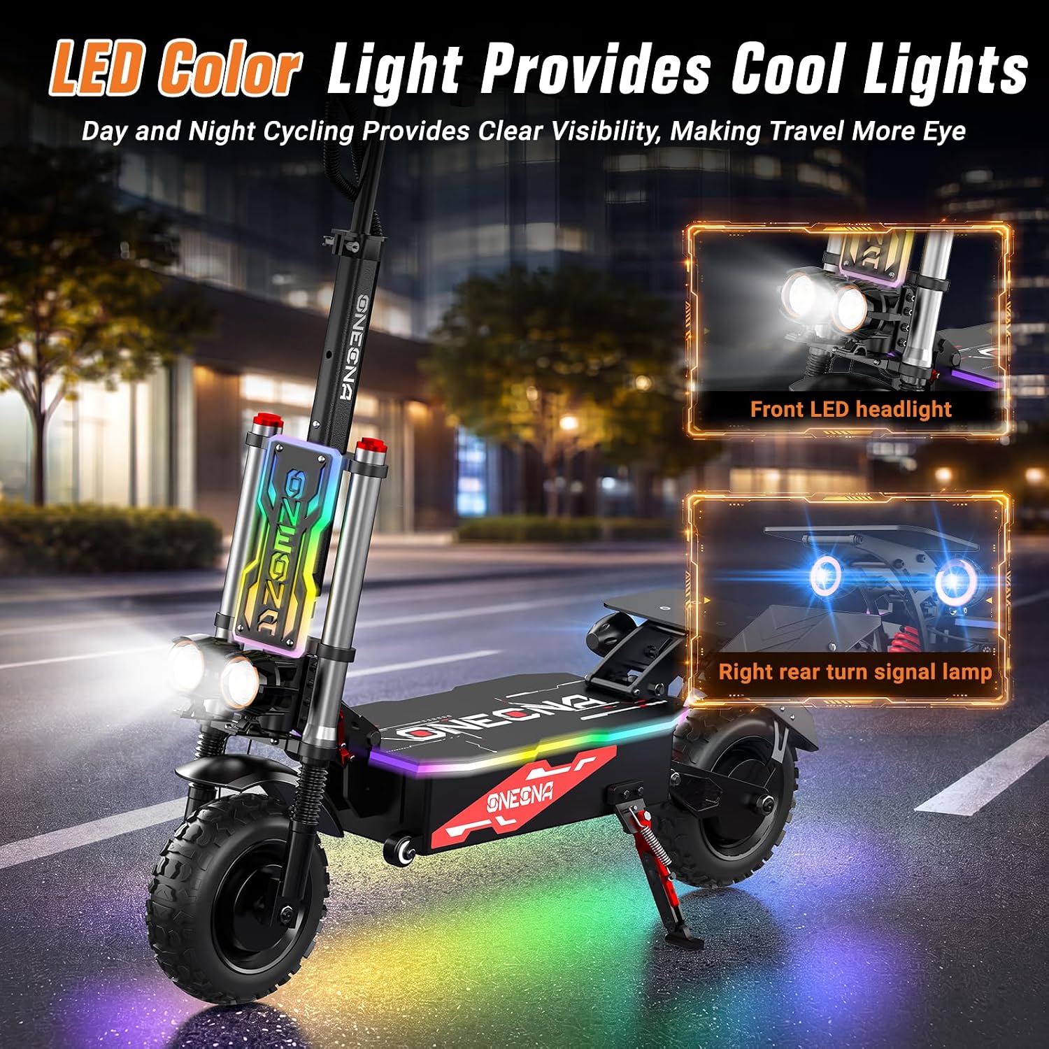 ONEONA GT8, monopattino elettr - 60V 5600W Dual Motor Electric Scooter recensione e prezzo
